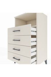 Hyperion Komodin Tek Raflı 4 Çekmeceli 60x44x106 Aytaşı-Aytaşı