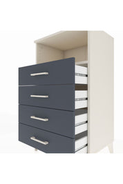 Hyperion Komodin Tek Raflı 4 Çekmeceli 60x44x106 Aytaşı-Antrasit