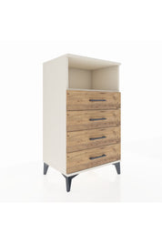 Hyperion Komodin Tek Raflı 4 Çekmeceli 60x44x106 Aytaşı-Çam