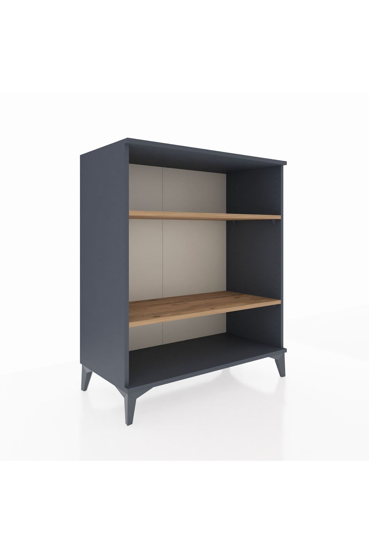 Hyperion Şifonyer 2 Raflı 88x44x106 Antrasit-Çam