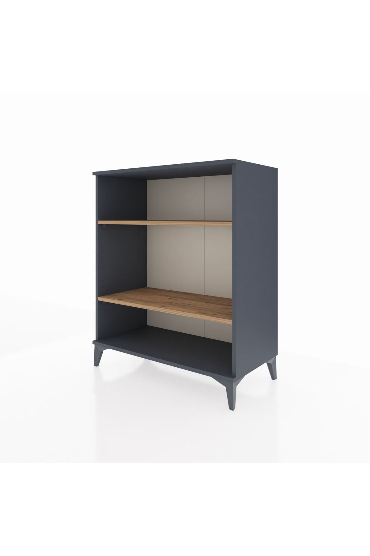 Hyperion Şifonyer 2 Raflı 88x44x106 Antrasit-Çam
