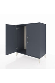 Hyperion Şifonyer 2 Kapaklı 88x44x106 Antrasit-Antrasit