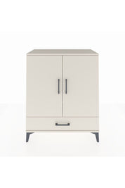 Hyperion Şifonyer 3 Raflı Tek Çekmeceli 2 Kapaklı 88x44x106 Aytaşı-Aytaşı