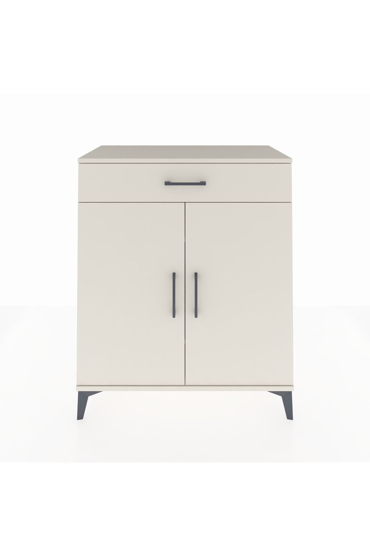 Hyperion Şifonyer 2 Raflı Tek Çekmeceli 2 Kapaklı 88x44x106 Aytaşı-Aytaşı