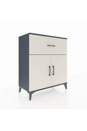 Hyperion Şifonyer Tek Raflı Tek Çekmeceli 2 Kapaklı 88x44x106 Antrasit-Aytaşı