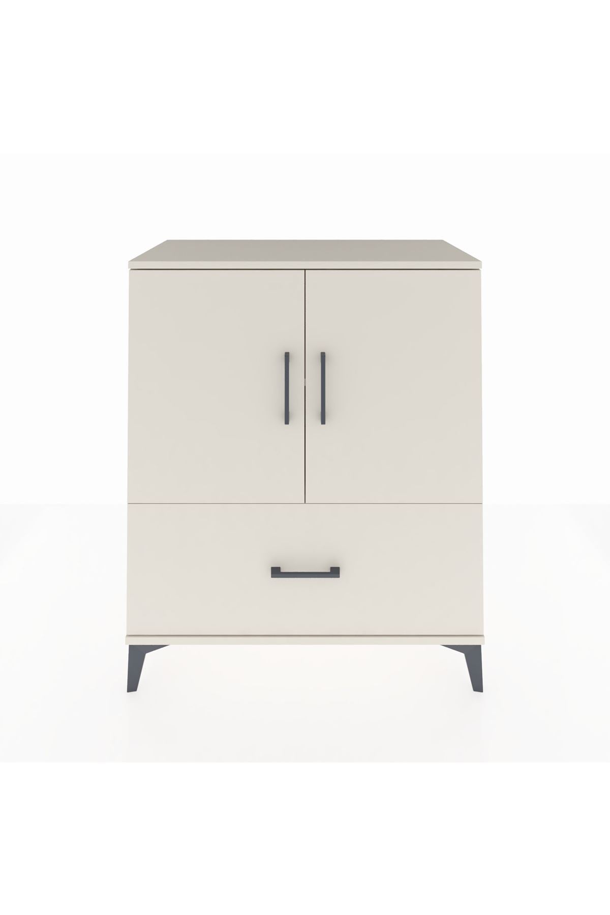 Hyperion Şifonyer 2 Raflı Tek Çekmeceli 2 Kapaklı 88x44x106 Aytaşı-Aytaşı