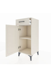 Hyperion Komodin Tek Raflı Tek Çekmeceli Tek Kapaklı 44x44x106 Aytaşı-Aytaşı