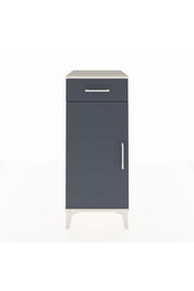 Hyperion Komodin Tek Raflı Tek Çekmeceli Tek Kapaklı 44x44x106 Aytaşı-Antrasit