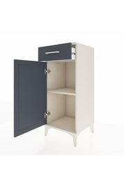 Hyperion Komodin Tek Raflı Tek Çekmeceli Tek Kapaklı 44x44x106 Aytaşı-Antrasit