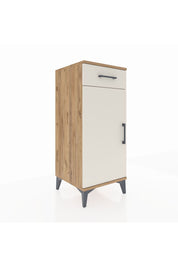 Hyperion Komodin Tek Raflı Tek Çekmeceli Tek Kapaklı 44x44x106 Çam-Aytaşı