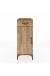 Hyperion Komodin Tek Raflı Tek Çekmeceli Tek Kapaklı 44x44x106 Çam-Çam