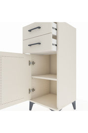 Hyperion Komodin Tek Raflı 2 Çekmeceli Tek Kapaklı 44x44x106 Aytaşı-Aytaşı