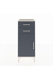Hyperion Komodin Tek Raflı 2 Çekmeceli Tek Kapaklı 44x44x106 Aytaşı-Antrasit