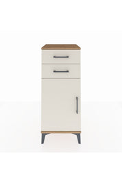 Hyperion Komodin Tek Raflı 2 Çekmeceli Tek Kapaklı 44x44x106 Çam-Aytaşı