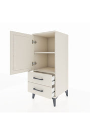 Hyperion Komodin 2 Raflı 2 Çekmeceli Tek Kapaklı 44x44x106 Aytaşı-Aytaşı