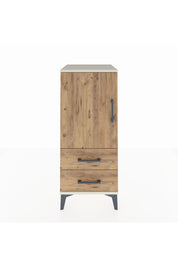 Hyperion Komodin 2 Raflı 2 Çekmeceli Tek Kapaklı 44x44x106 Aytaşı-Çam