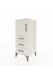 Hyperion Komodin 2 Raflı 3 Çekmeceli Tek Kapaklı 44x44x106 Aytaşı-Aytaşı