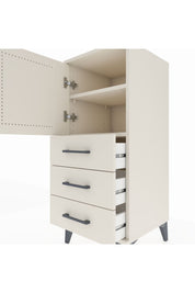 Hyperion Komodin 2 Raflı 3 Çekmeceli Tek Kapaklı 44x44x106 Aytaşı-Aytaşı