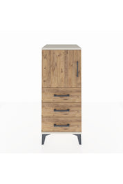 Hyperion Komodin 2 Raflı 3 Çekmeceli Tek Kapaklı 44x44x106 Aytaşı-Çam