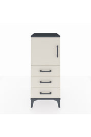 Hyperion Komodin 2 Raflı 3 Çekmeceli Tek Kapaklı 44x44x106 Antrasit-Aytaşı