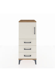 Hyperion Komodin 2 Raflı 3 Çekmeceli Tek Kapaklı 44x44x106 Çam-Aytaşı