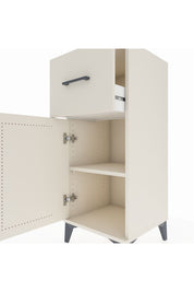 Hyperion Komodin Tek Raflı Tek Çekmeceli Tek Kapaklı 44x44x106 Aytaşı-Aytaşı