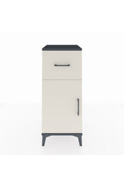 Hyperion Komodin Tek Raflı Tek Çekmeceli Tek Kapaklı 44x44x106 Antrasit-Aytaşı