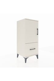 Hyperion Komodin 2 Raflı Tek Çekmeceli Tek Kapaklı 44x44x106 Aytaşı-Aytaşı