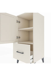 Hyperion Komodin 2 Raflı Tek Çekmeceli Tek Kapaklı 44x44x106 Aytaşı-Aytaşı