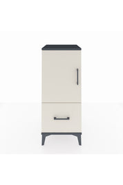 Hyperion Komodin 2 Raflı Tek Çekmeceli Tek Kapaklı 44x44x106 Antrasit-Aytaşı