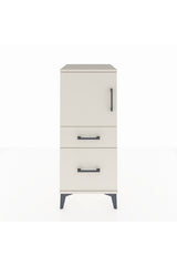 Hyperion Komodin 2 Raflı 2 Çekmeceli Tek Kapaklı 44x44x106