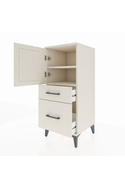 Hyperion Komodin 2 Raflı 2 Çekmeceli Tek Kapaklı 44x44x106 Aytaşı-Aytaşı