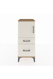 Hyperion Komodin 2 Raflı 2 Çekmeceli Tek Kapaklı 44x44x106 Çam-Aytaşı