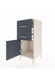 Hyperion Komodin 2 Çekmeceli Tek Kapaklı 44x44x106 Aytaşı-Antrasit