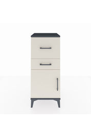 Hyperion Komodin 2 Çekmeceli Tek Kapaklı 44x44x106 Antrasit-Aytaşı