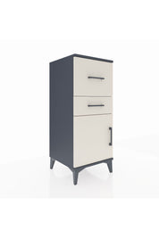 Hyperion Komodin 2 Çekmeceli Tek Kapaklı 44x44x106 Antrasit-Aytaşı