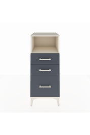 Hyperion Komodin Tek Raflı 3 Çekmeceli 44x44x106 Aytaşı-Antrasit