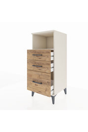 Hyperion Komodin Tek Raflı 3 Çekmeceli 44x44x106 Aytaşı-Çam
