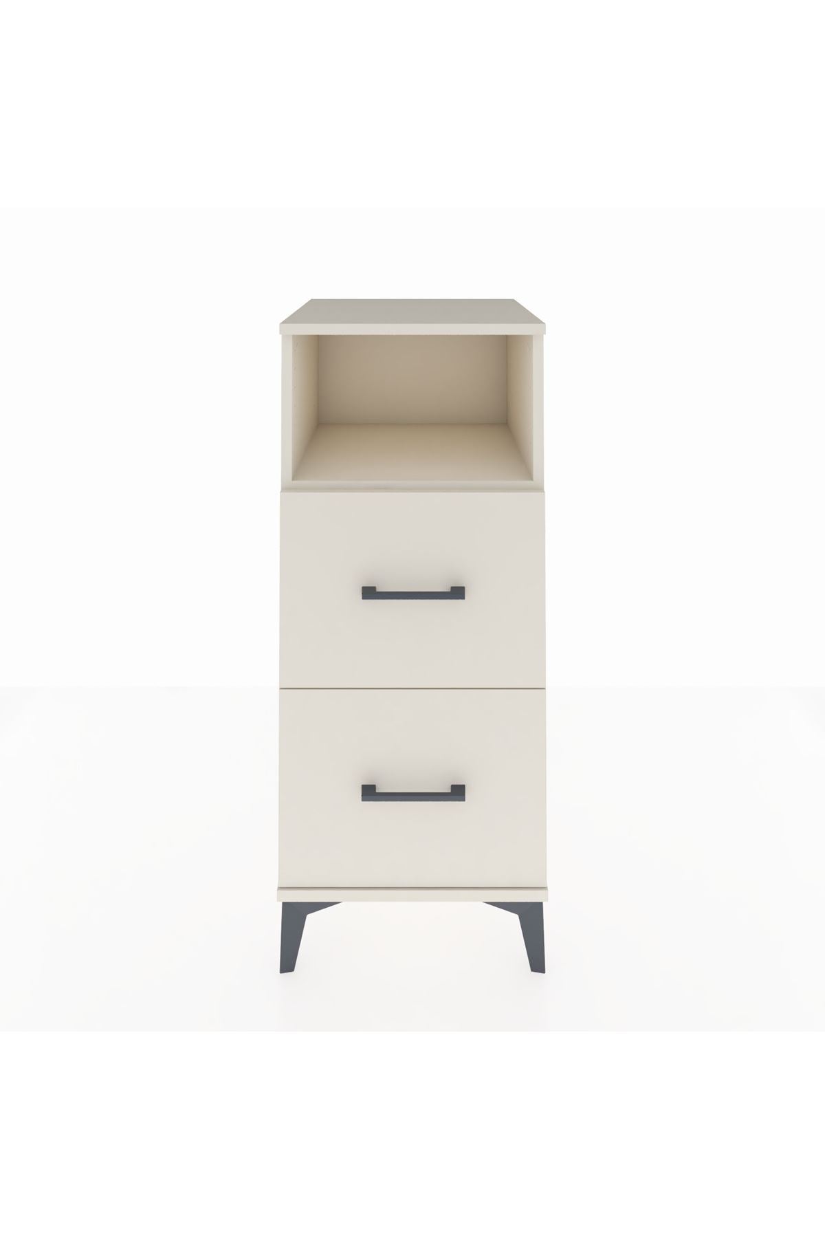 Hyperion Komodin Tek Raflı 2 Çekmeceli 44x44x106 Aytaşı-Aytaşı