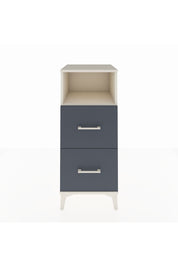 Hyperion Komodin Tek Raflı 2 Çekmeceli 44x44x106 Aytaşı-Antrasit