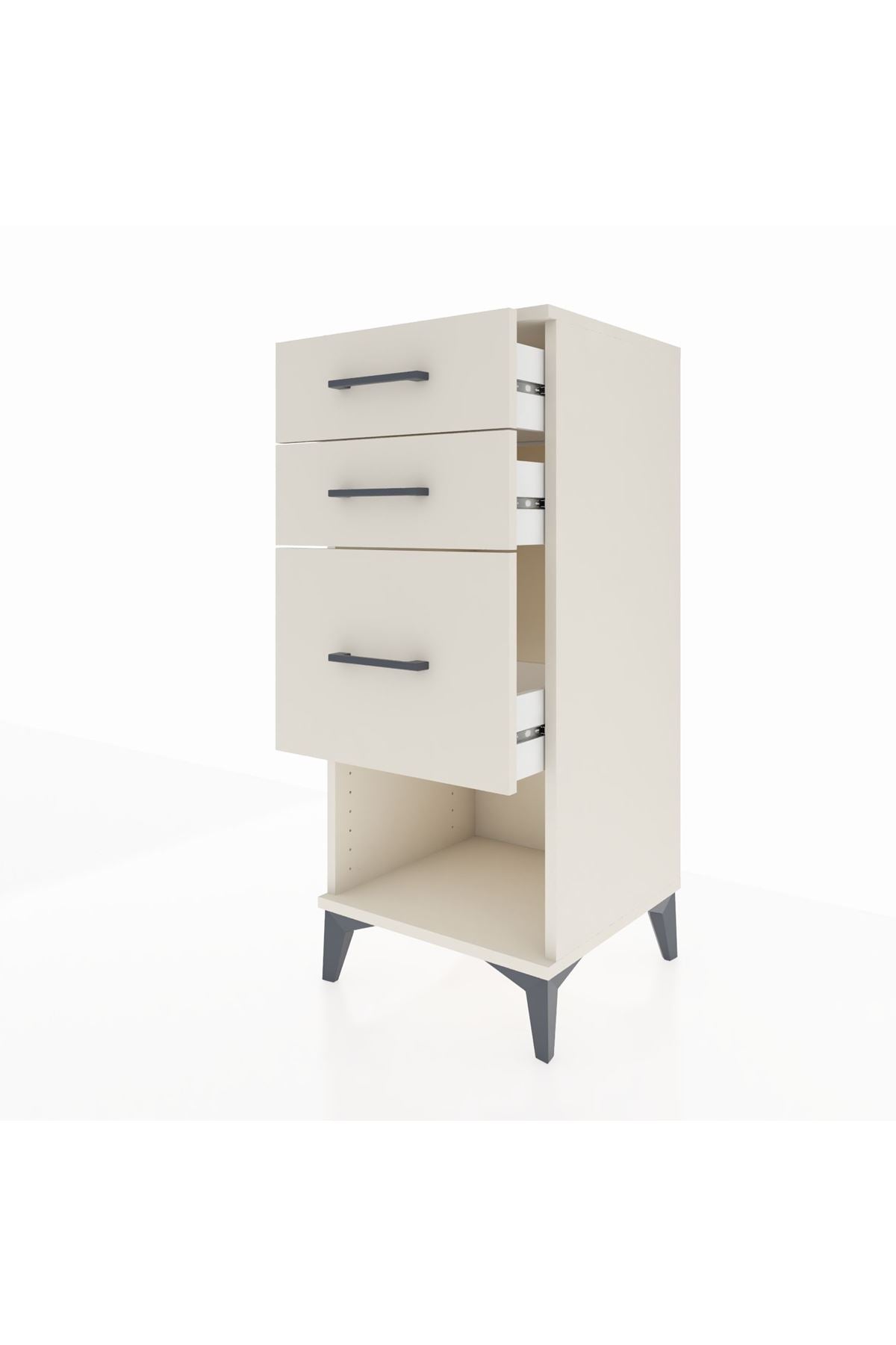 Hyperion Komodin 3 Çekmeceli 44x44x106 Aytaşı-Aytaşı