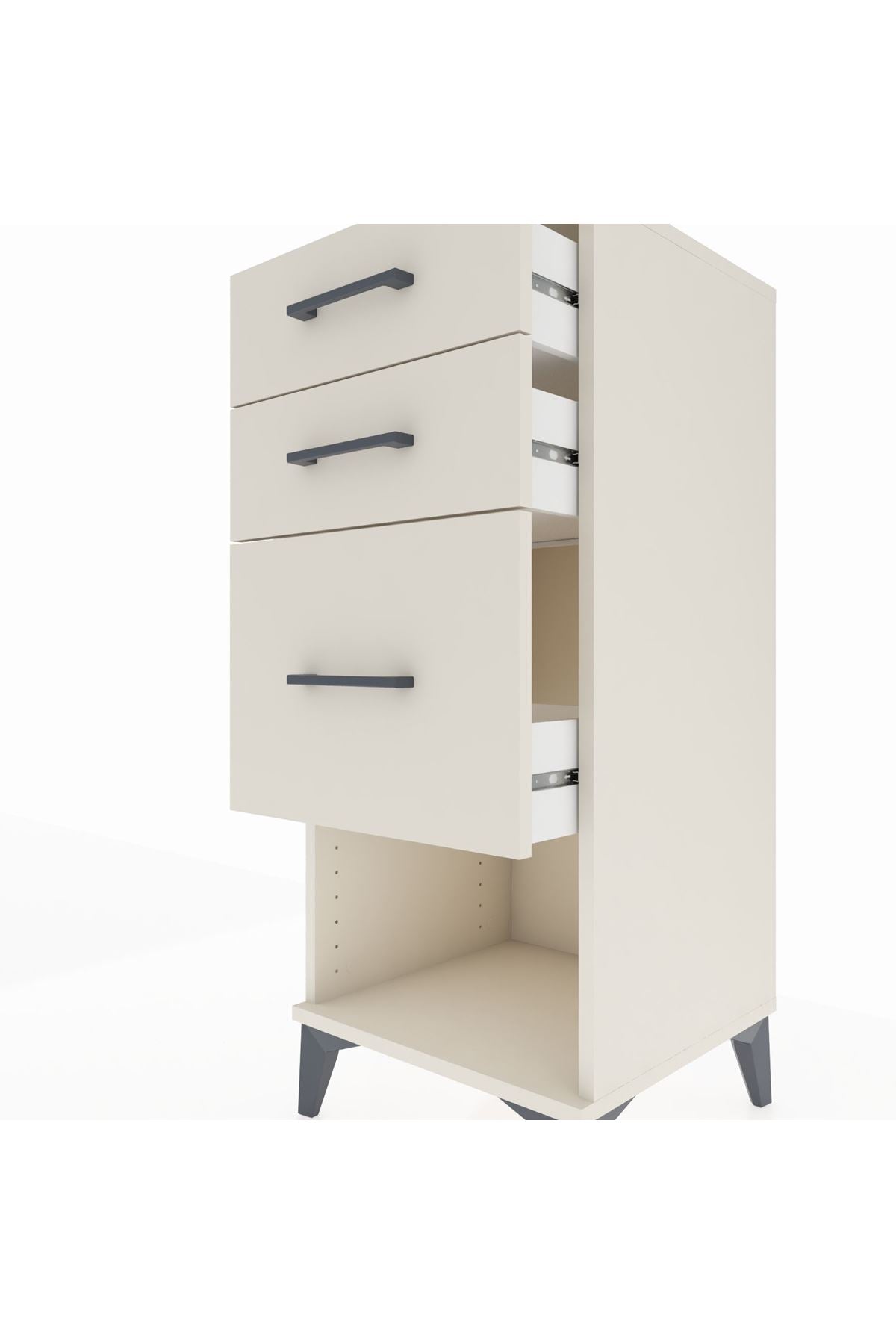 Hyperion Komodin 3 Çekmeceli 44x44x106 Aytaşı-Aytaşı