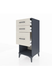 Hyperion Komodin 3 Çekmeceli 44x44x106 Antrasit-Aytaşı