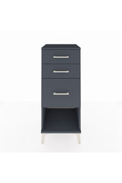 Hyperion Komodin 3 Çekmeceli 44x44x106 Antrasit-Antrasit