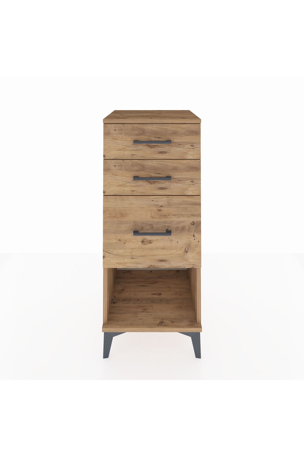 Hyperion Komodin 3 Çekmeceli 44x44x106 Çam-Çam