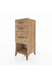 Hyperion Komodin 3 Çekmeceli 44x44x106 Çam-Çam