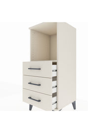 Hyperion Komodin Tek Raflı 3 Çekmeceli 44x44x106 Aytaşı-Aytaşı