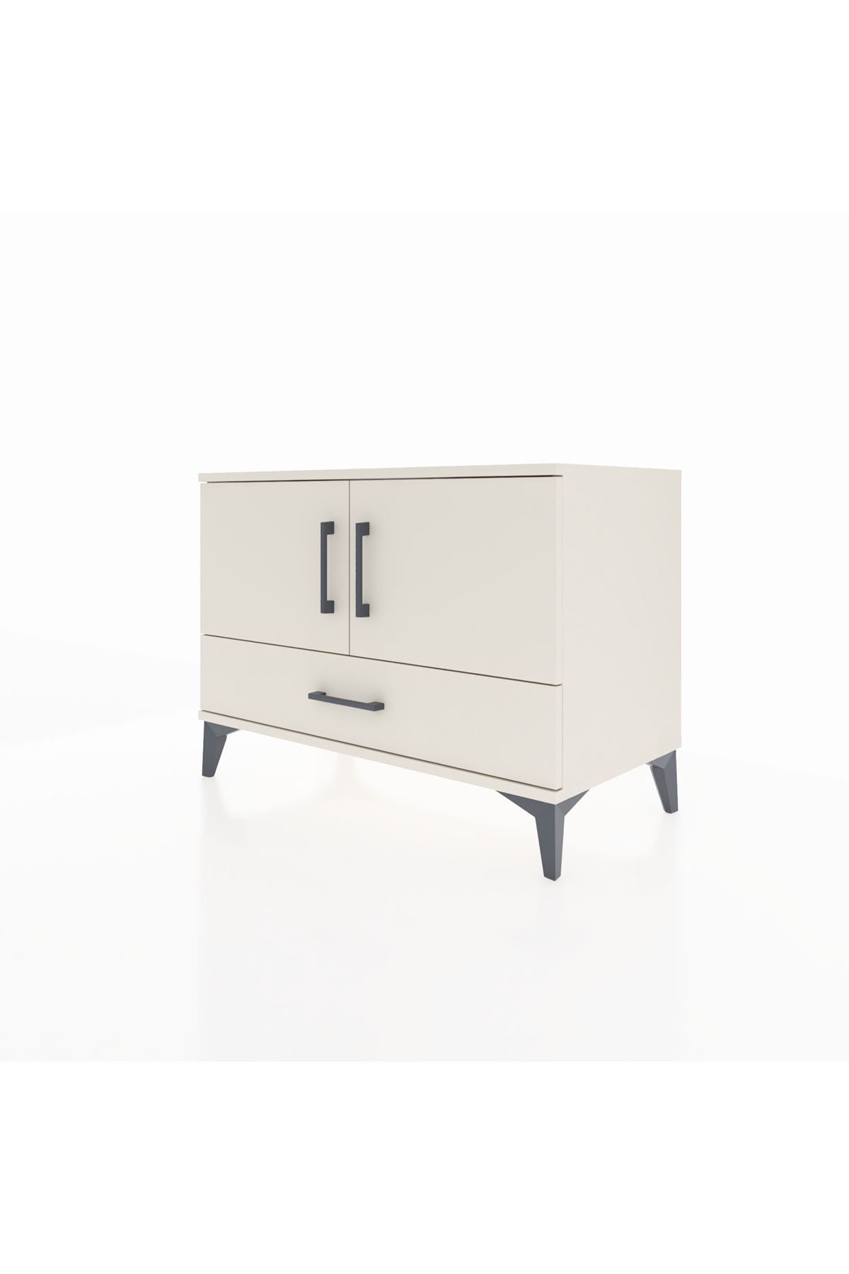 Hyperion Şifonyer 2 Raflı Tek Çekmeceli 2 Kapaklı 88x44x64 Aytaşı-Aytaşı