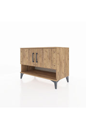 Hyperion Şifonyer 2 Raflı 2 Kapaklı 88x44x64 Çam-Çam