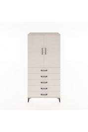 Hyperion Dolap 2 Raflı 5 Çekmeceli 2 Kapaklı 88x44x182 Aytaşı-Aytaşı